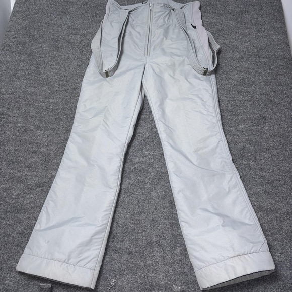 Roffe Jackets & Blazers - Vintage Roffe Snow Pants Womens Large Gray Bib Suspender Ski Insulated USA 80s